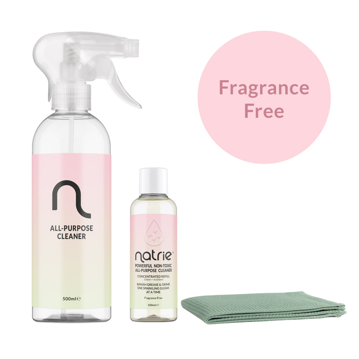 Natrie Cleaning Starter Kit | Fragrance Free