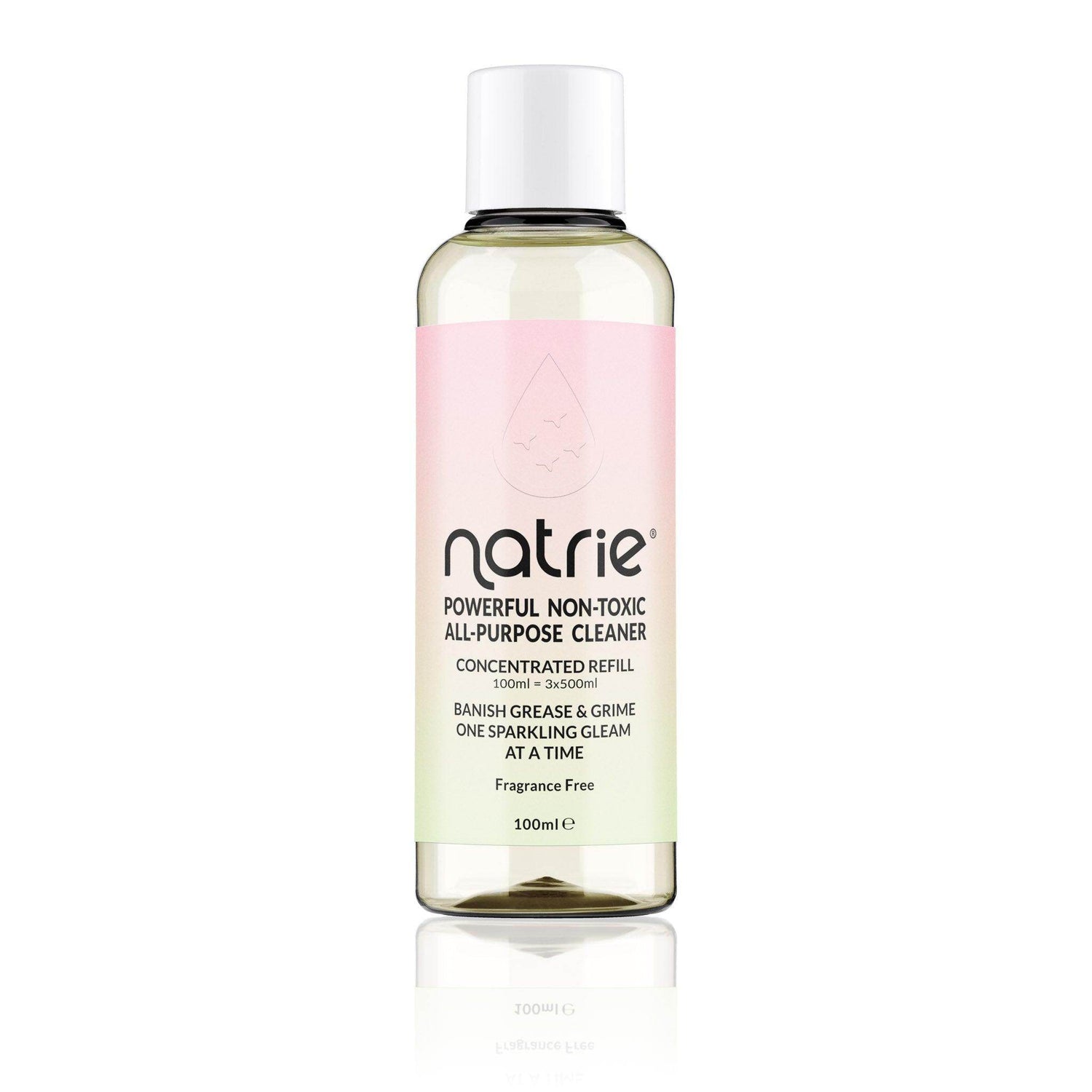 Low Allergen All Purpose Cleaning Concentrate - Fragrance Free - Natrie 