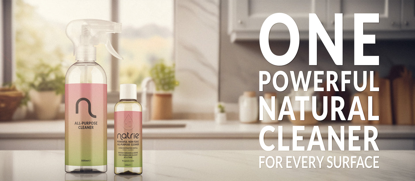 Natrie Cleaning Starter Kit | Bergamot and Lime